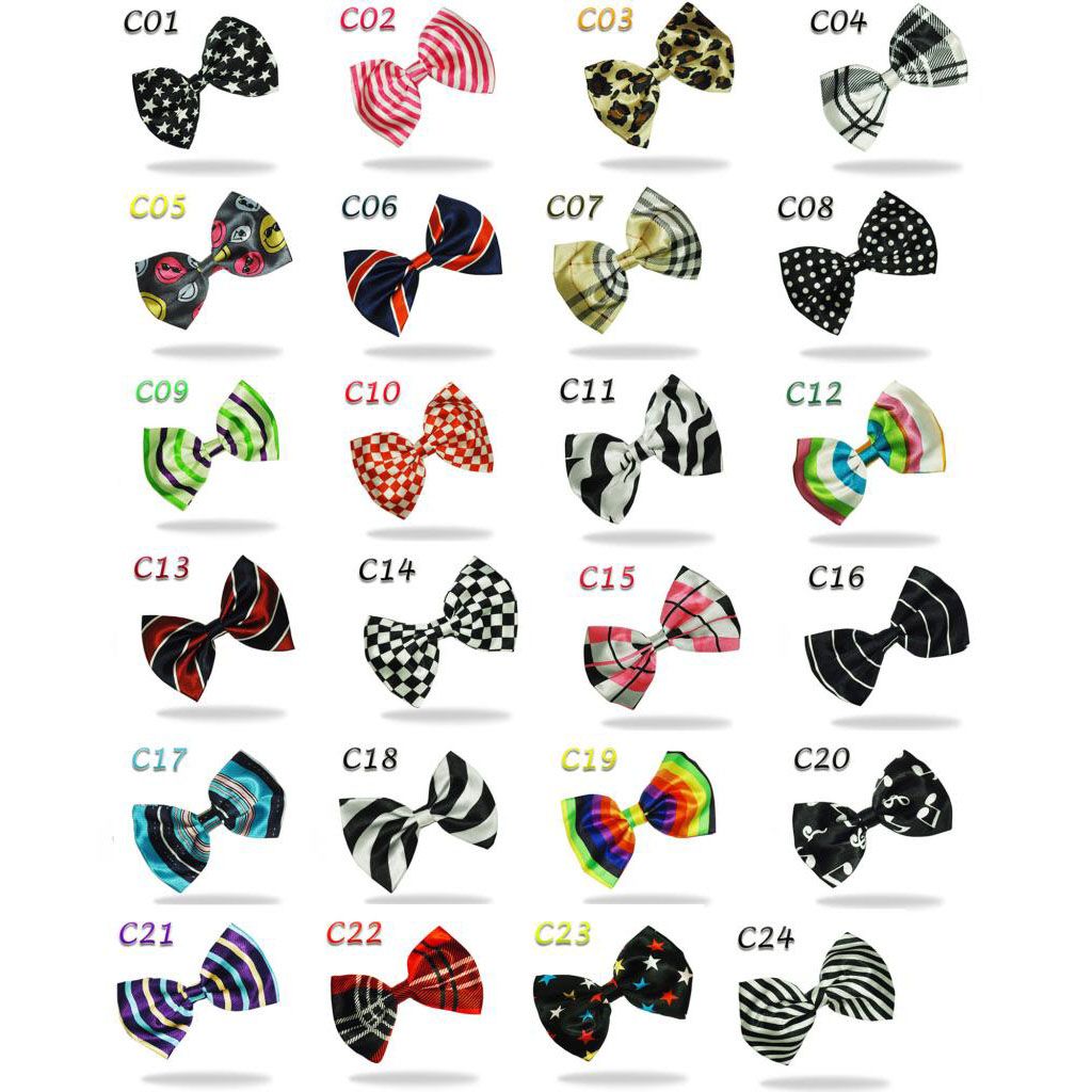 New Boys Kids Children Satin Novelty Bow Tie Dickie Bow PreTied Tartan