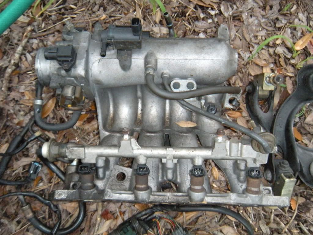 FS obd2 complete B18B1 intake manifold with throttle body Tampa Racing