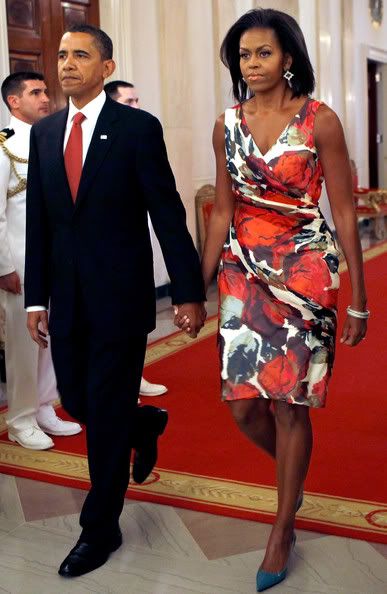 Michelle Obama Pumps High Heels