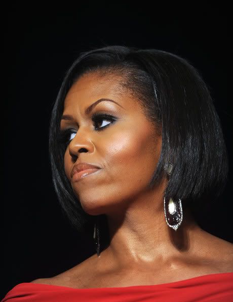 Michelle obama in celebrity hairstyle