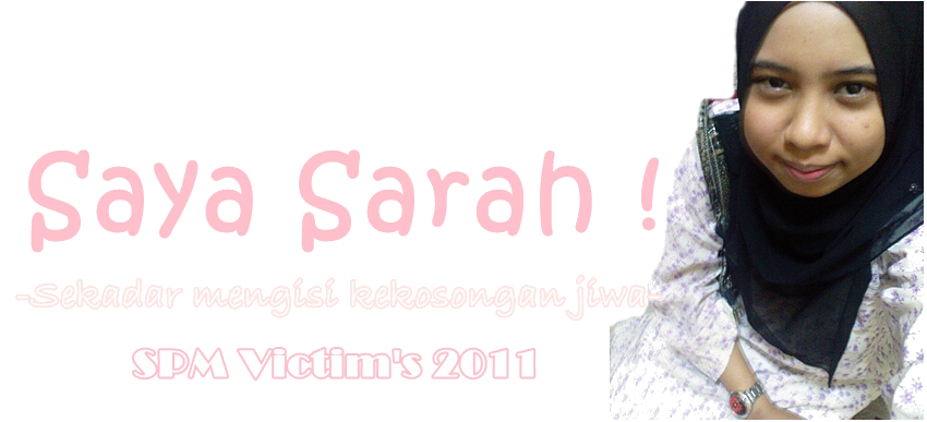 Saya Sarah !