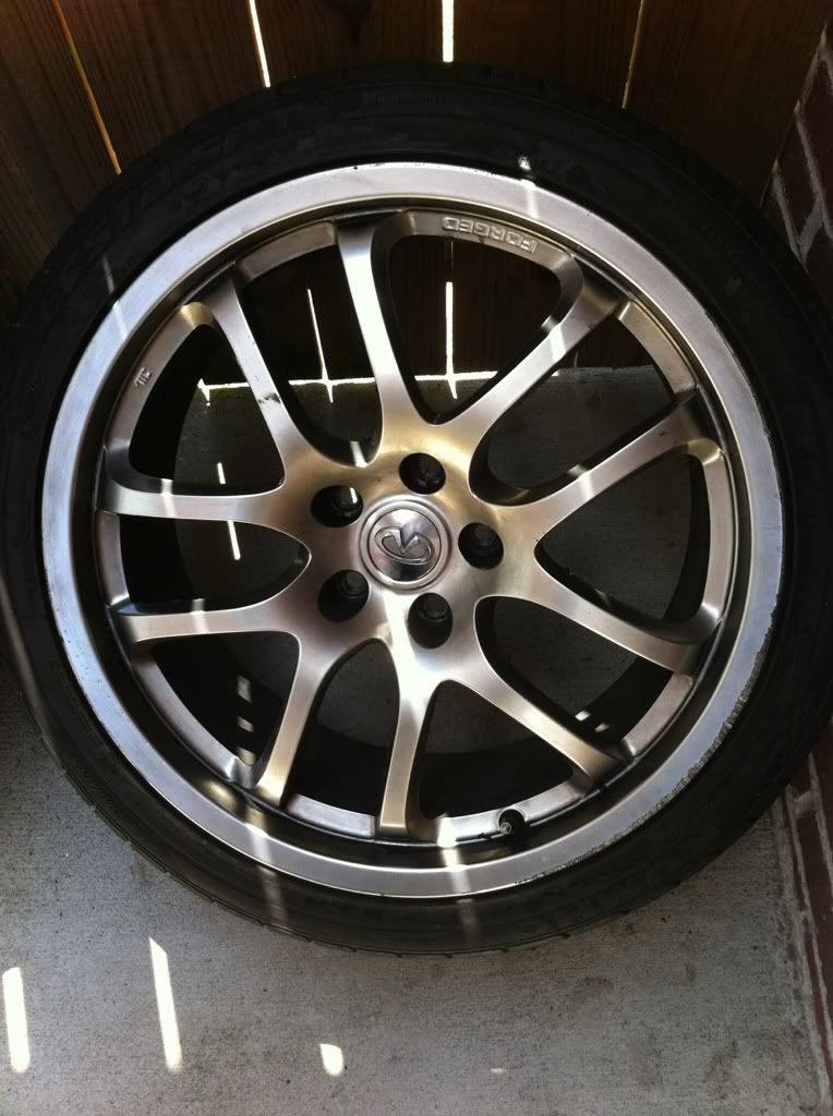 19" OEM Infiniti G35 Coupe Rays 19s w/ Tires