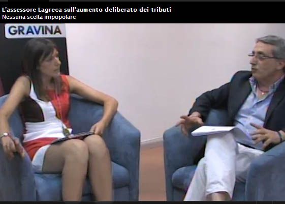 Marina Dimattia intervista L'assessore Lagreca
