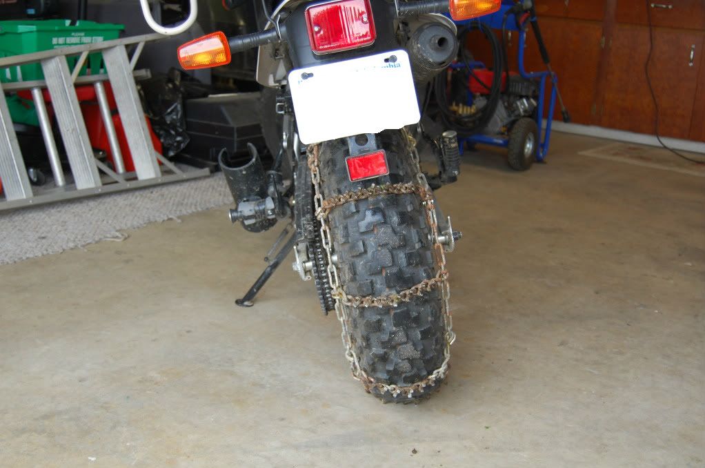 Tire Chain Testing Now All I Need Is Snow TW200 Forum