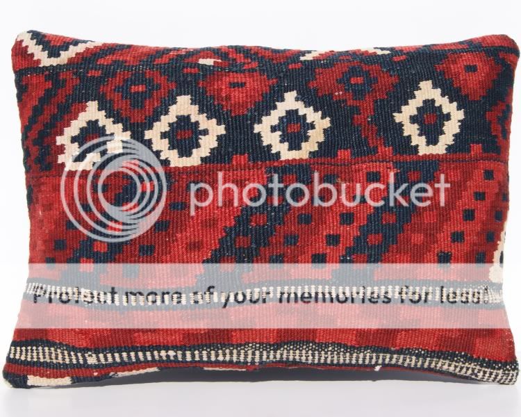 ACCENT PILLOWS HANDWOVEN PERSIAN KILIM RUG 20X14  