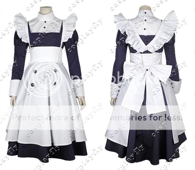 Anime Black Butler Kuroshitsuji Maylene Dress Cosplay Costume Custom Size
