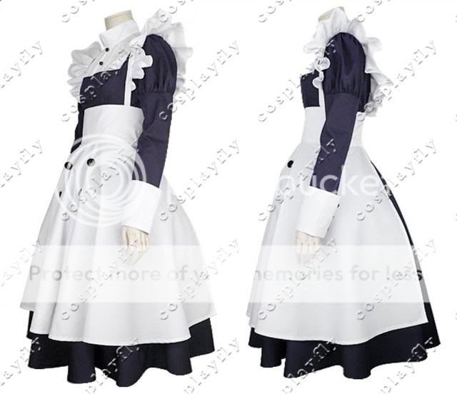 Anime Black Butler Kuroshitsuji Maylene Dress Cosplay Costume Custom Size